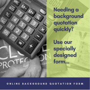 Background Check Quotation FOrm